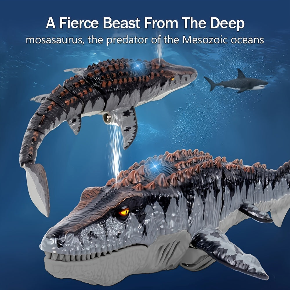 Remote Control Shark Dinosaur Pool Toy Black-2