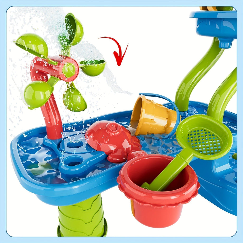 4-Tier Kids Water and Sand Activity Table-4
