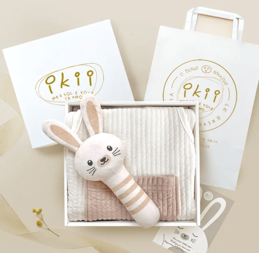 Baby Sleeping Cloth Gift Set (Rabbit) – 0–12 Months