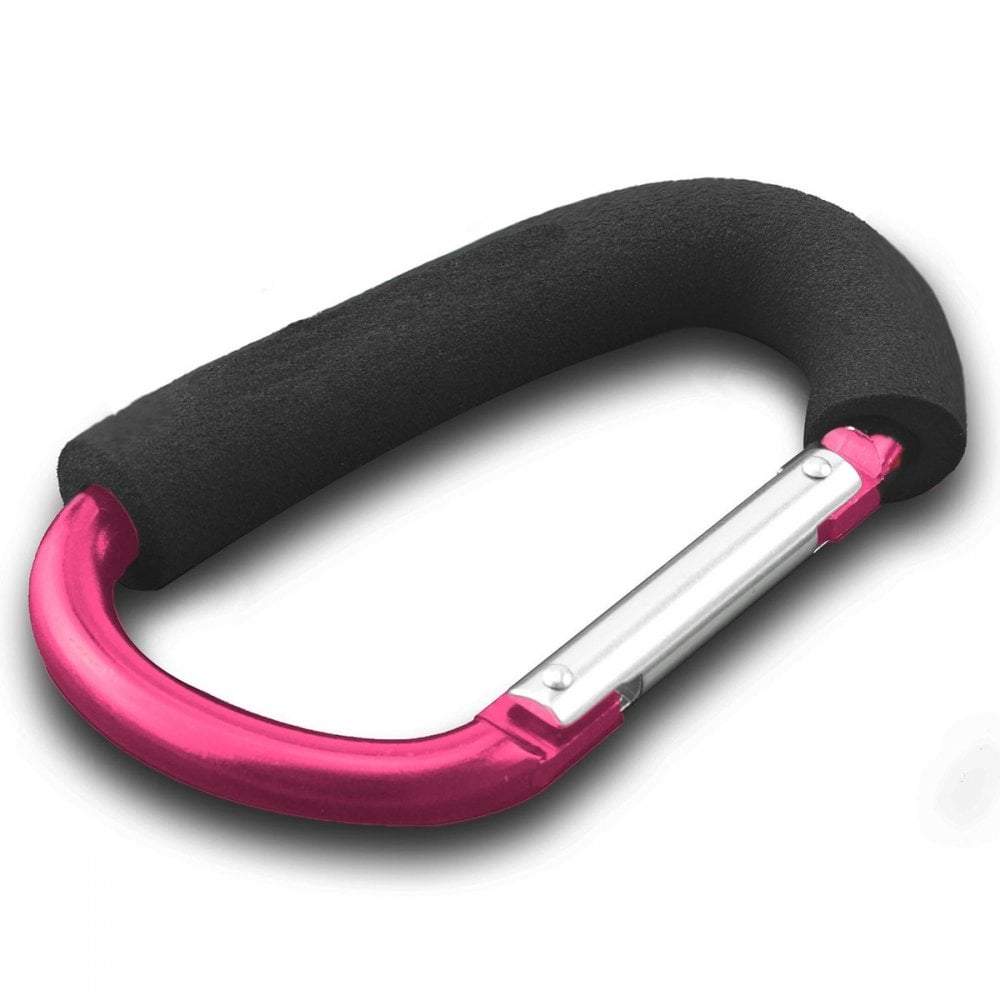 Large Buggy Clips for Pram & Pushchair | Pink | Pack of 2