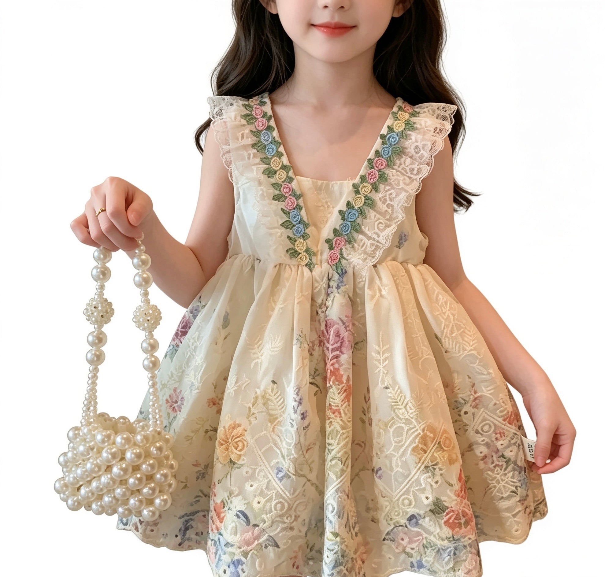 Girls' Floral Vest Dress | Ages 1–6 | Summer 2025