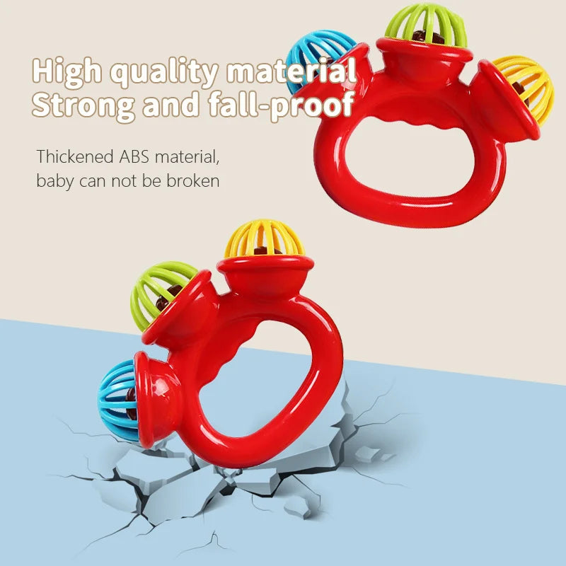 Baby Hand Rattle Ball Toys For Newborns (4Pcs)-2
