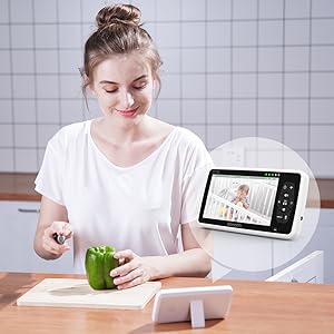 HD Baby Monitor with Camera – 1000ft Range, No WiFi