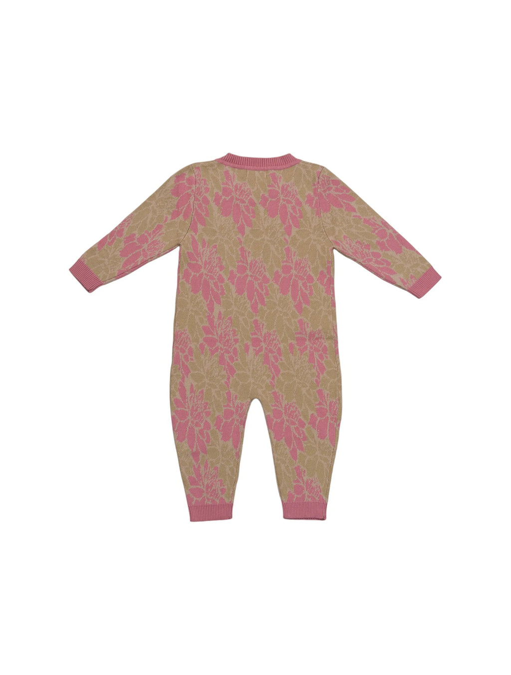 Baby Girls Floral Knit Romper | Soft Everyday Jumpsuit 0–24M
