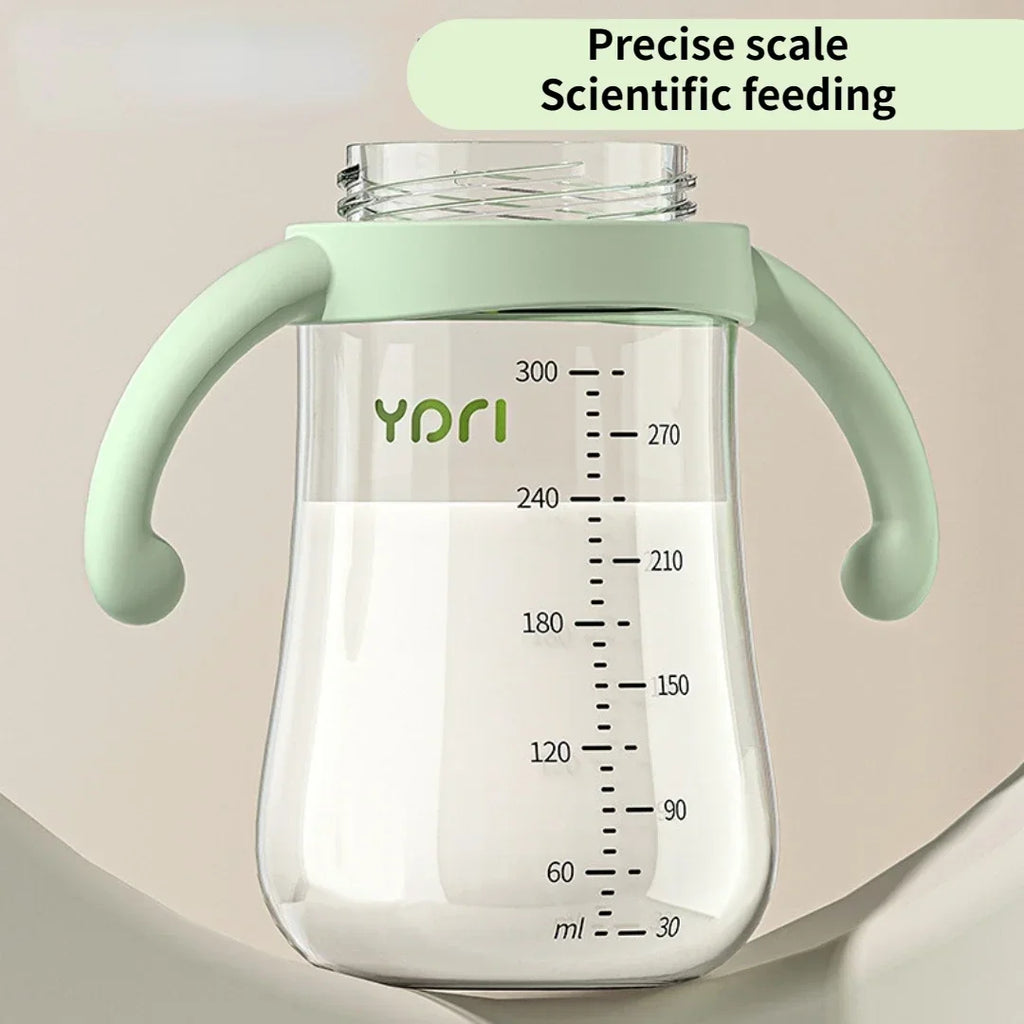 Silicone Baby Bottle with Handle 300ml – BPA-Free Feeding Bottle