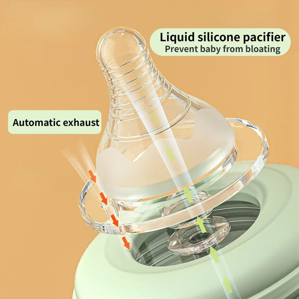 Silicone Baby Bottle with Handle 300ml – BPA-Free Feeding Bottle