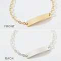 Custom baby name bracelet Baby Jewelry Charm Child ID Stainless Steel