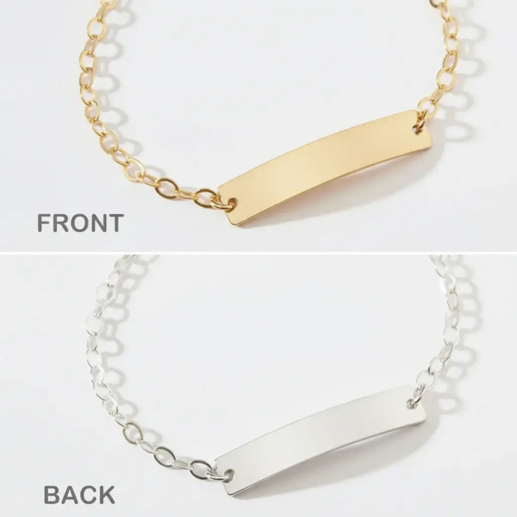 Custom baby name bracelet Baby Jewelry Charm Child ID Stainless Steel