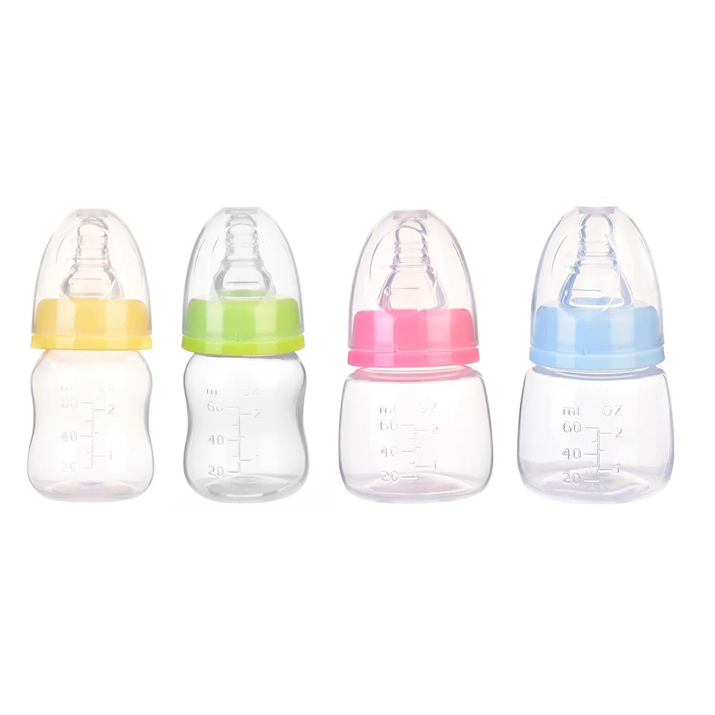 Mini Baby Nursing Bottle | 60ml BPA-Free Feeding Bottle for Newborns