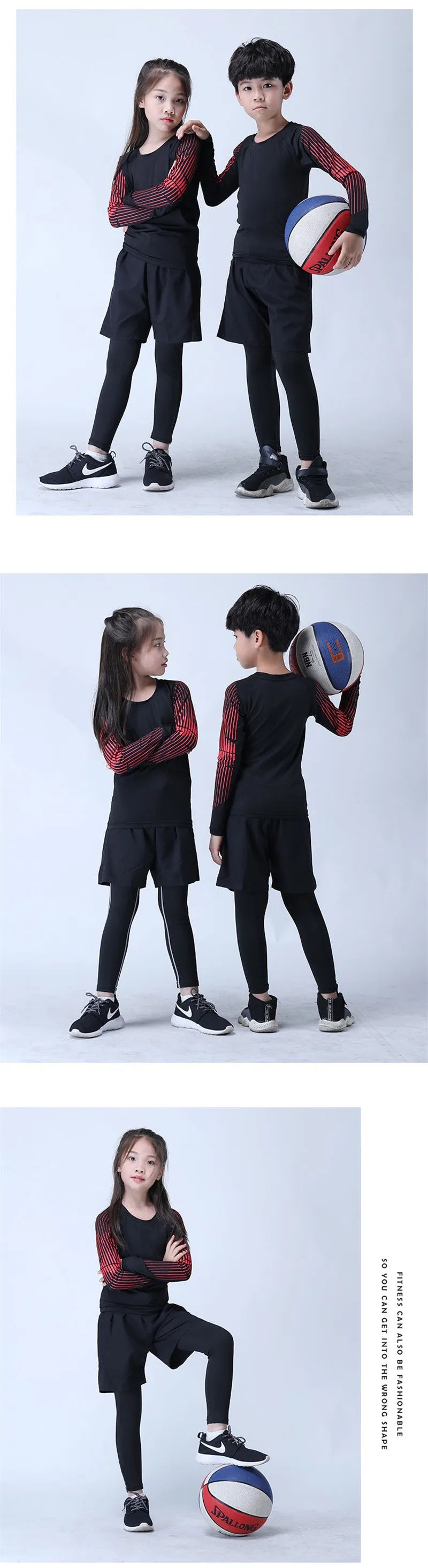 Kids Sports Tracksuit Set – Quick Dry Running & Football Outfit