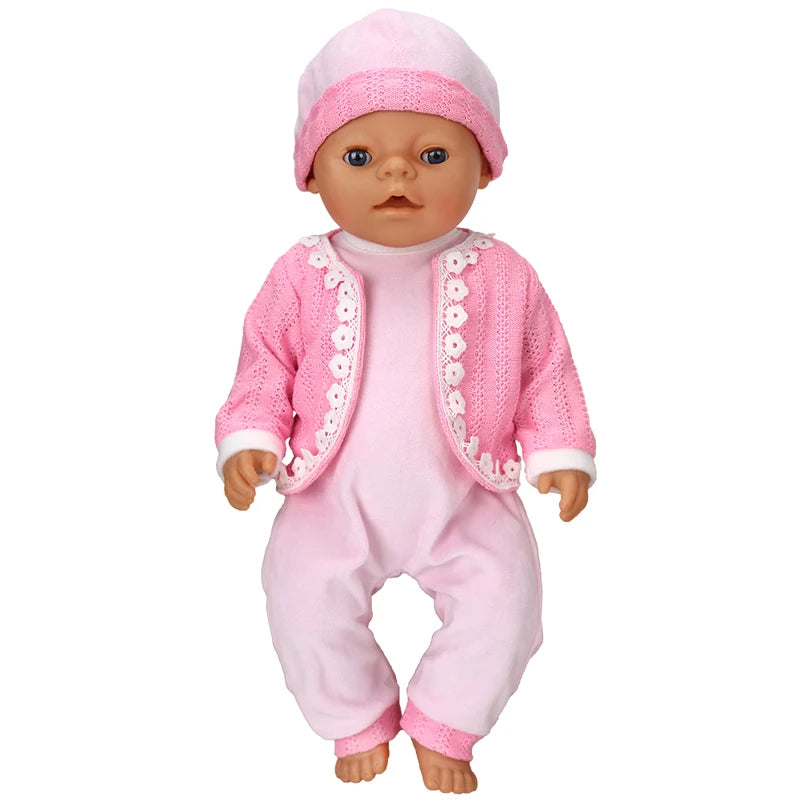 Baby Doll Clothes Set – Rompers & Outfits for 40–45cm Reborn Dolls