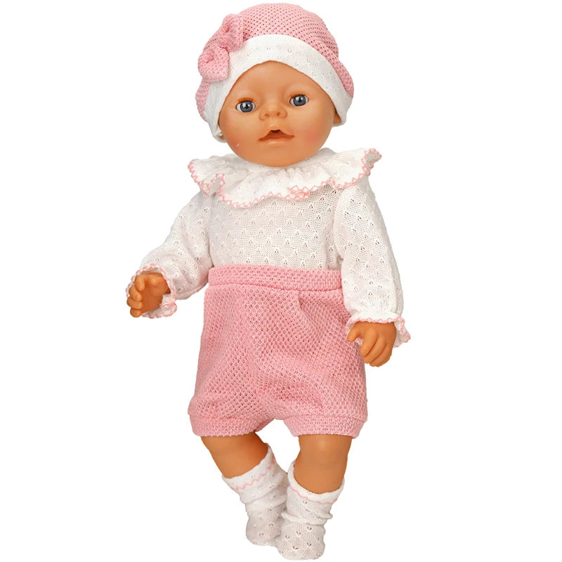 Baby Doll Clothes Set – Rompers & Outfits for 40–45cm Reborn Dolls