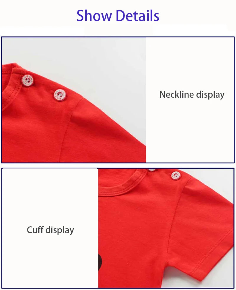 Kids Cotton T-Shirt & Shorts Summer Set
