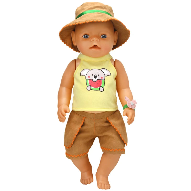 Baby Doll Clothes Set – Rompers & Outfits for 40–45cm Reborn Dolls