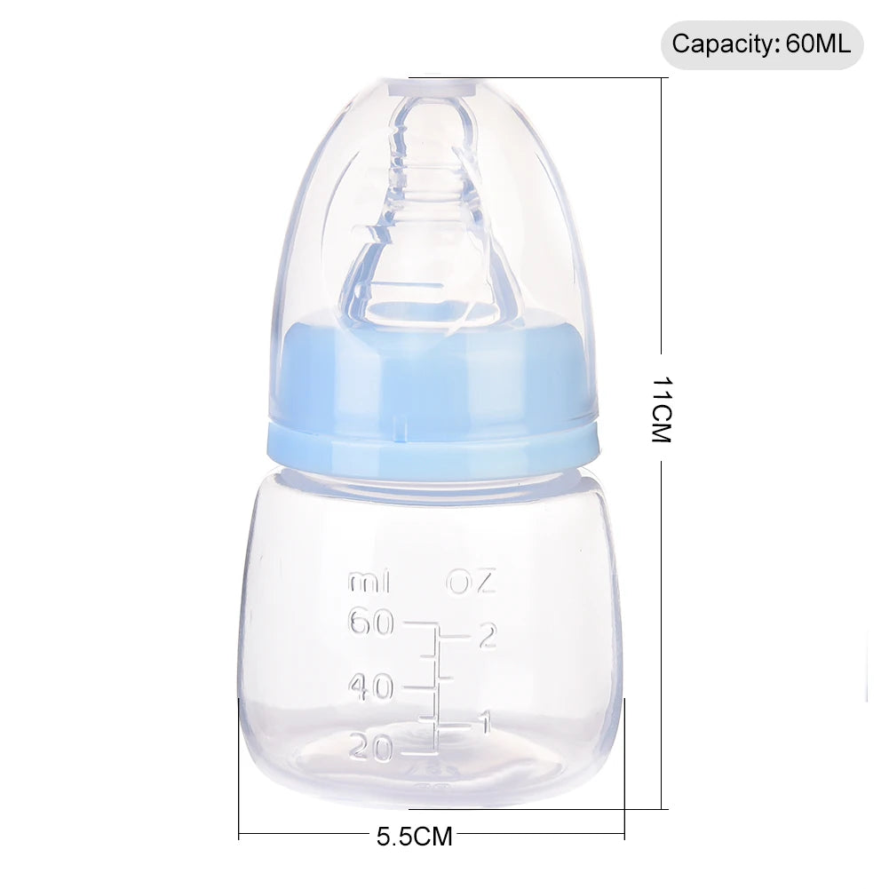 Mini Baby Nursing Bottle | 60ml BPA-Free Feeding Bottle for Newborns
