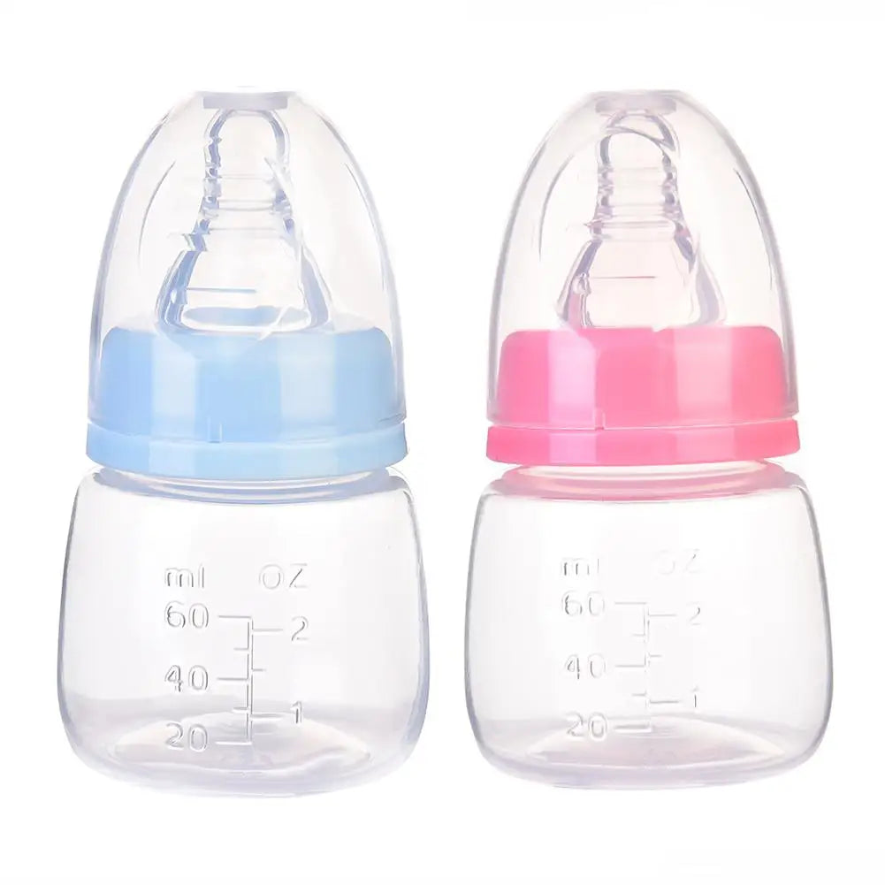 Mini Baby Nursing Bottle | 60ml BPA-Free Feeding Bottle for Newborns