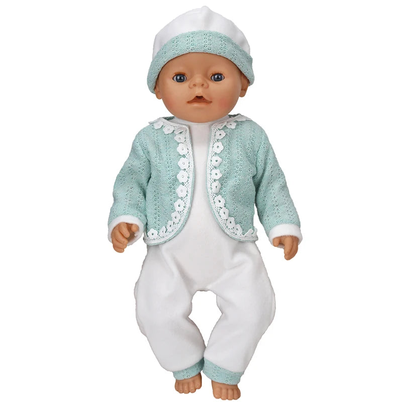 Baby Doll Clothes Set – Rompers & Outfits for 40–45cm Reborn Dolls