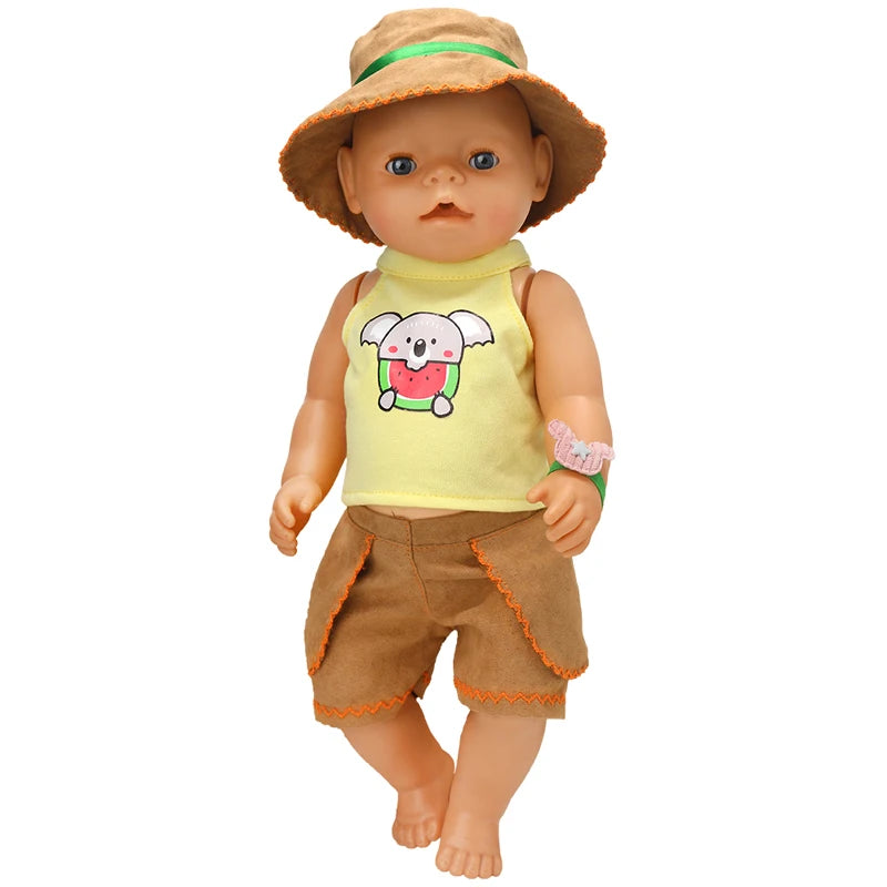 Baby Doll Clothes Set – Rompers & Outfits for 40–45cm Reborn Dolls