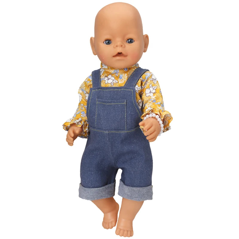 Baby Doll Clothes Set – Rompers & Outfits for 40–45cm Reborn Dolls