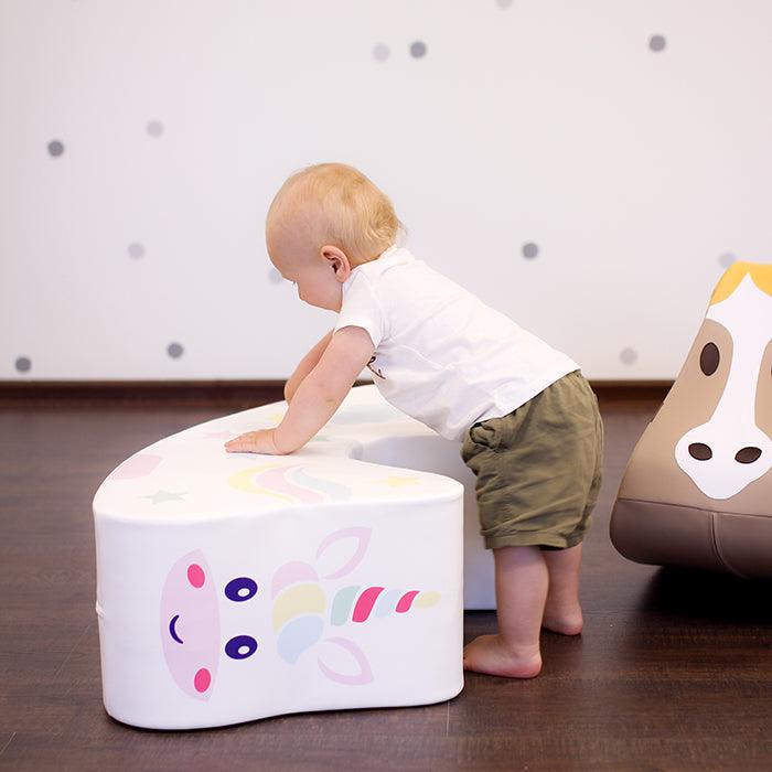 Soft Play Ride On Toy - Unicorn-3