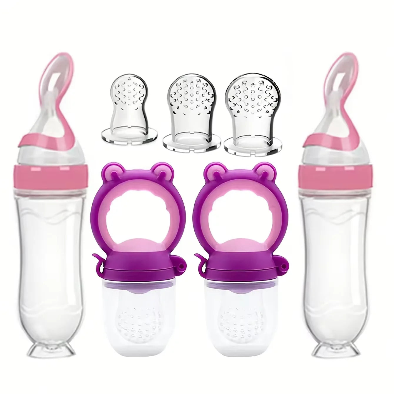 Baby 7-Piece Silicone Feeding Set