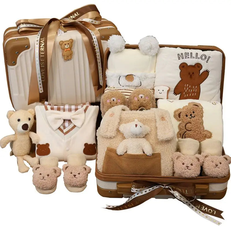 Baby Gift Full Moon Hundred Day Gift Baby Gifts Luxury Newborn Meeting Winter Clothing Set Gift Box