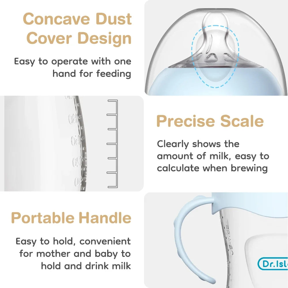 Baby Bottle with Handle | BPA-Free Feeding Bottle | 150ml, 240ml & 330ml