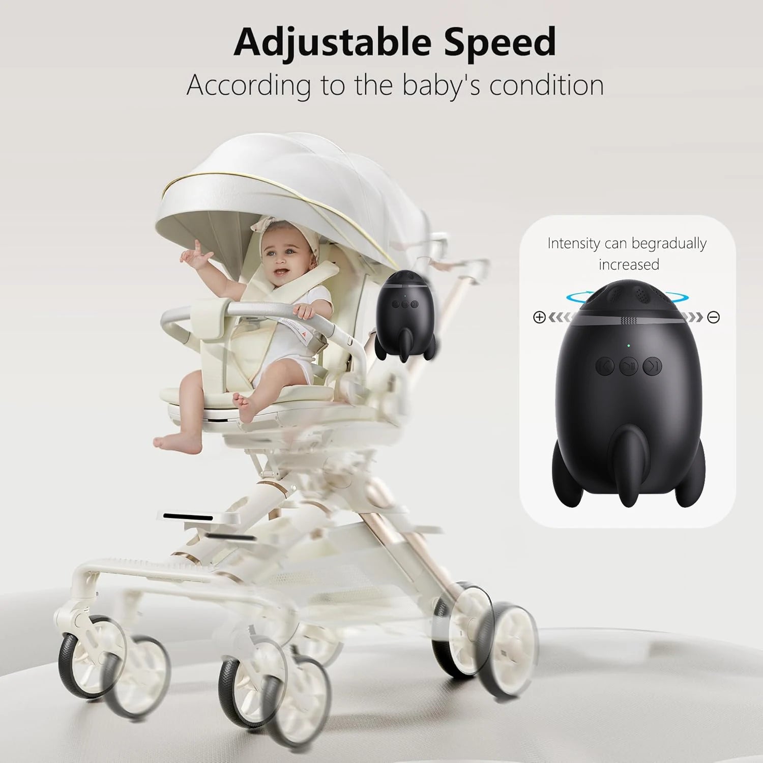 Baby Rocker & Portable Bouncer with Lullaby – Newborn Sleep Aid