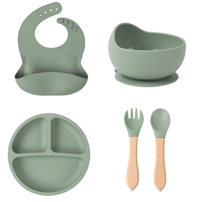 Baby Silicone Tableware Set