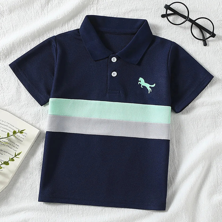 Boys 3-Piece Polo Shirt Set (1-10 Years)