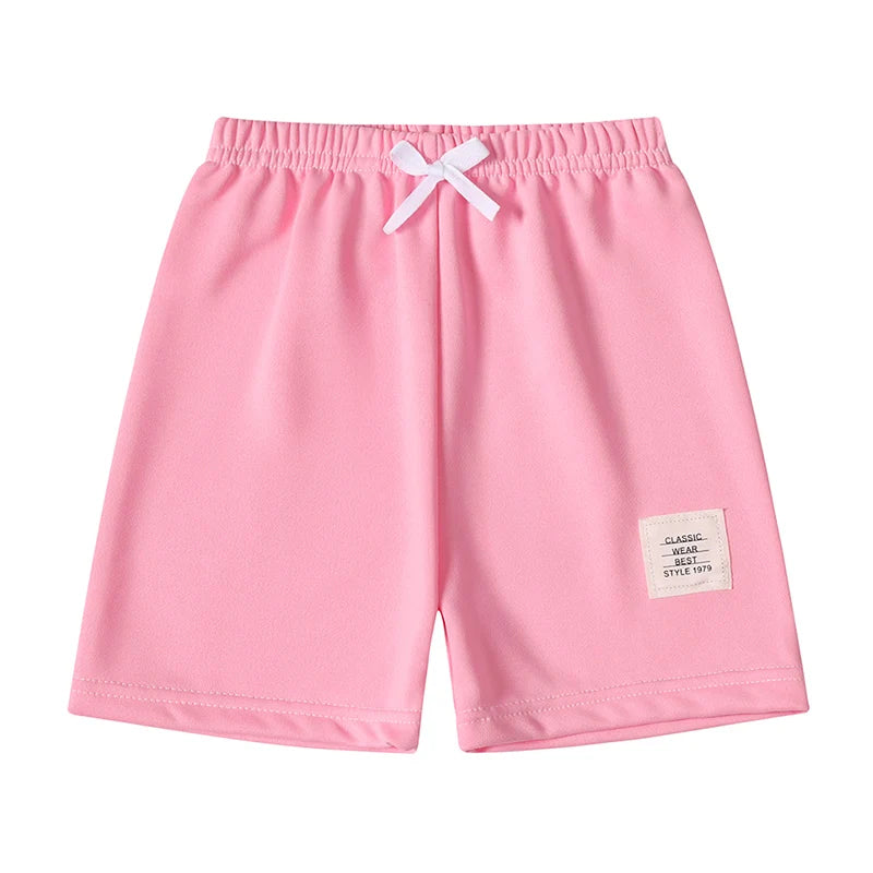 Kids' Solid Colour Drawstring Shorts | 2-11 Y