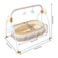 Electric Baby Cradle Swing with Bluetooth, 5 Speeds & Mosquito Net | 0–18 Months