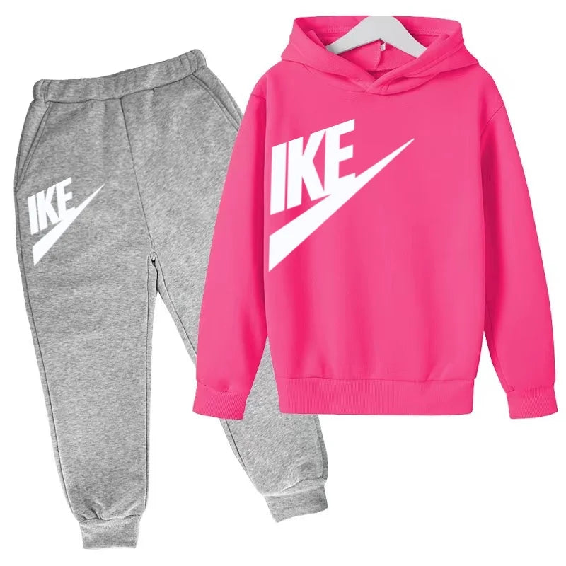 Kids Hoodie & Pants Sports Set (Ages 1–12)