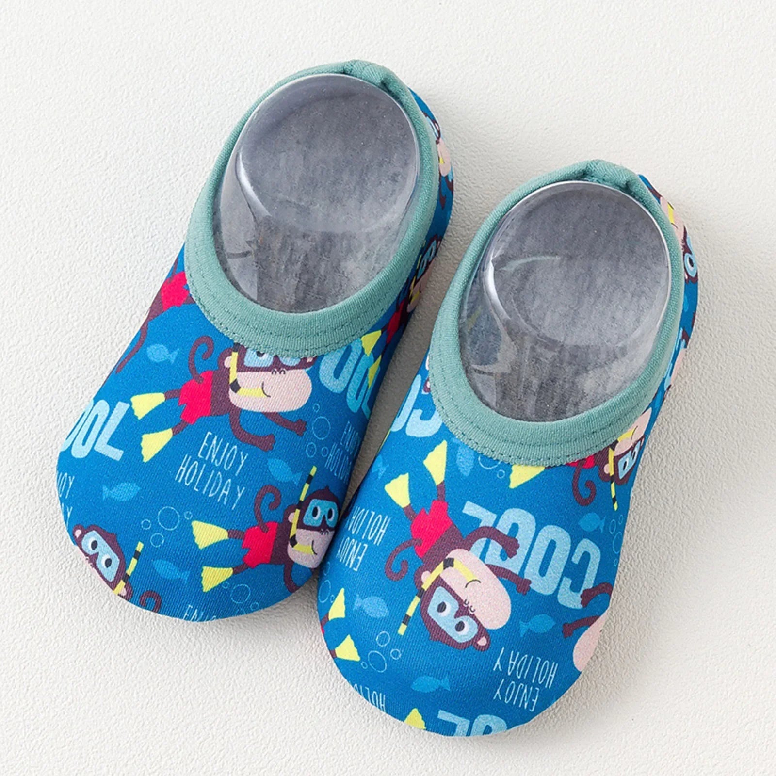 Kids Cartoon Aqua Water Shoes – Non-Slip Beach & Pool Socks