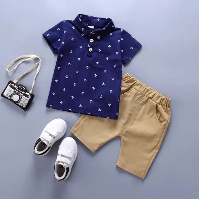 Boys Summer T-Shirt & Shorts Set (1-4 Years)