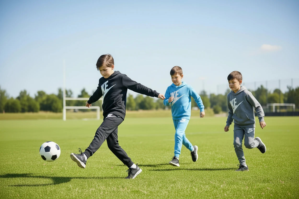 Kids Hoodie & Pants Sports Set (Ages 1–12)