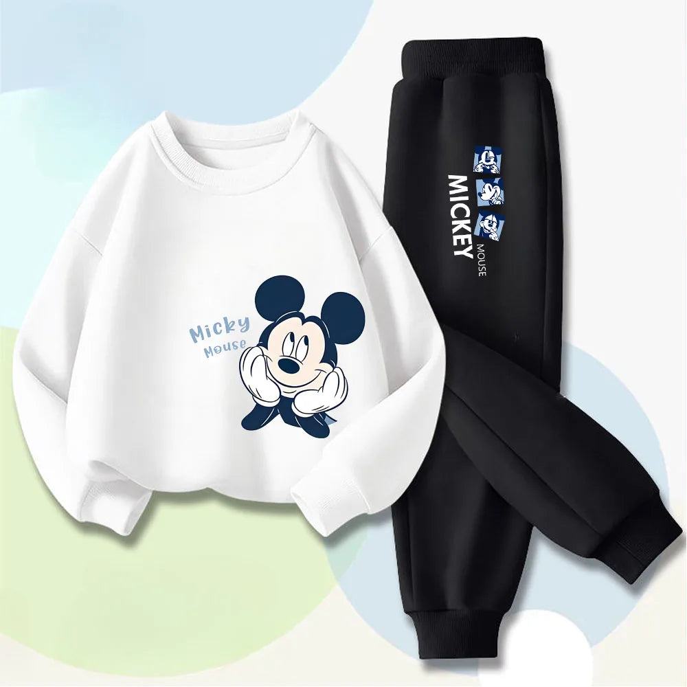 Kids Cartoon Character Sweatshirt & Pants Set (9M-5T)