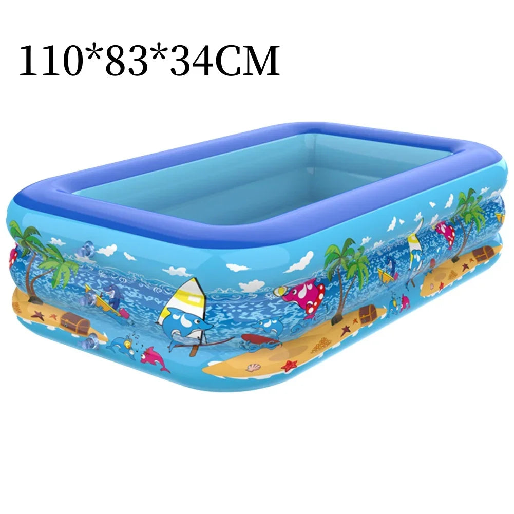 Kids Inflatable Swimming Pool | Indoor & Outdoor PVC Pool