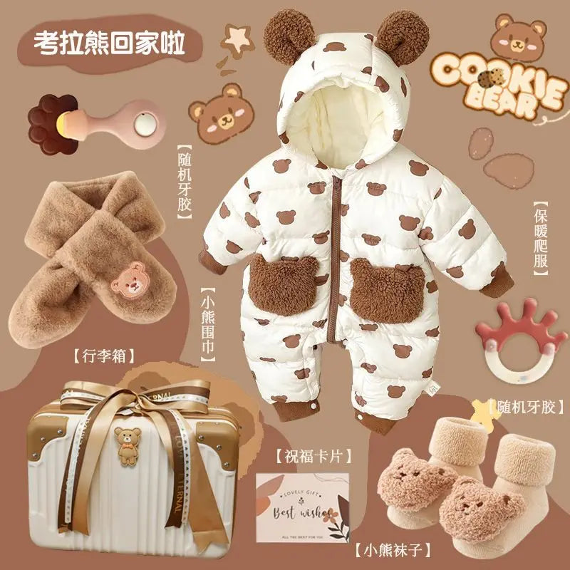 Baby Gift Full Moon Hundred Day Gift Baby Gifts Luxury Newborn Meeting Winter Clothing Set Gift Box