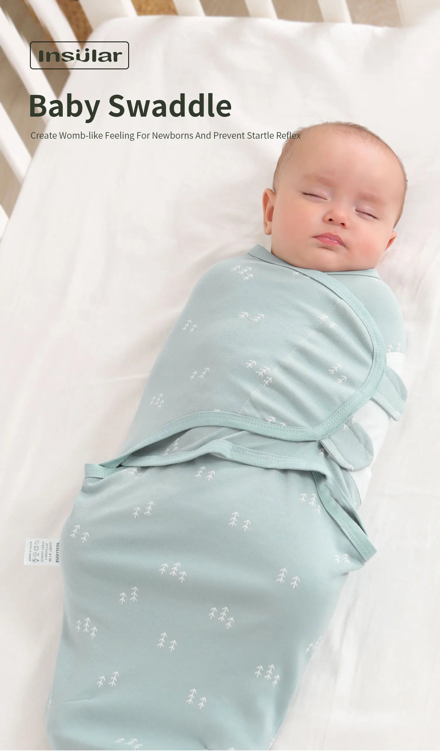 3 Piece A Suit INSULAR Cotton Baby Anti-shock Sleeping Bags Newborn Swaddle Wrap Bags Held By The Baby Anti-kick Spanned