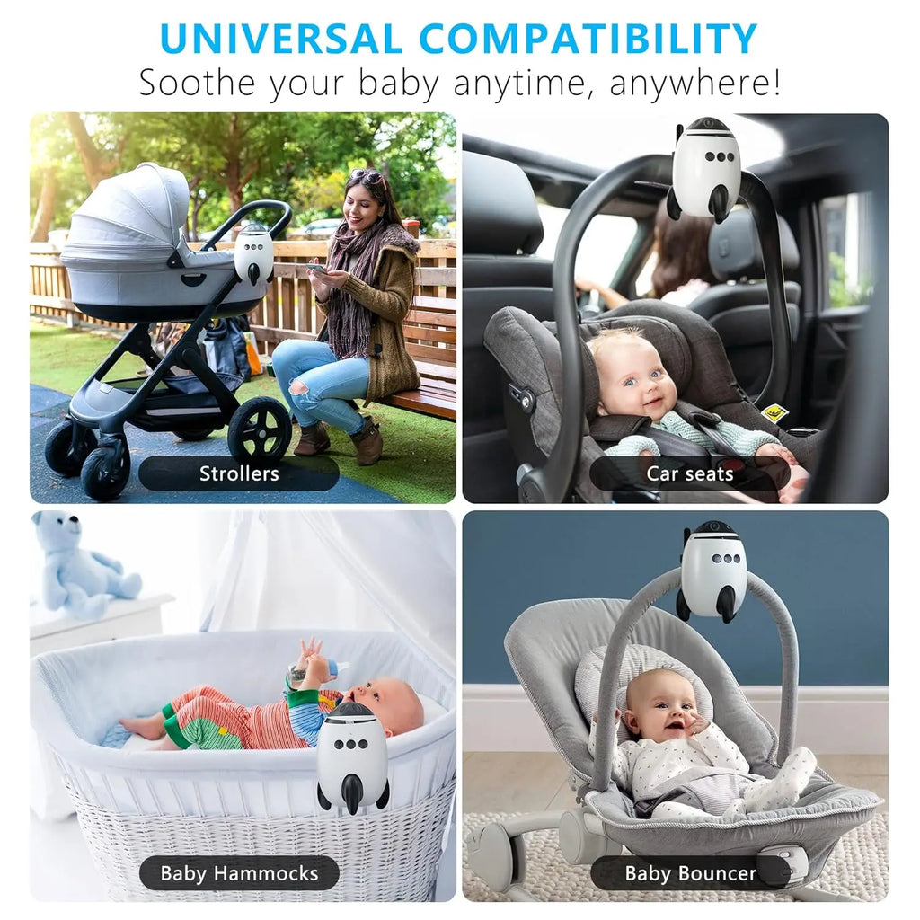 Baby Rocker & Portable Bouncer with Lullaby – Newborn Sleep Aid