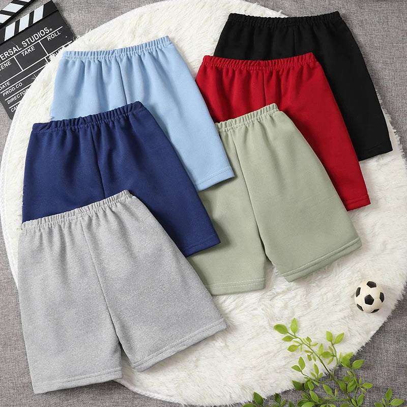Kids' Solid Colour Drawstring Shorts | 2-11 Y