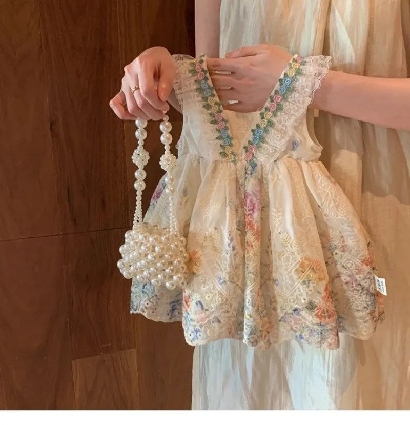 Girls' Floral Vest Dress | Ages 1–6 | Summer 2025