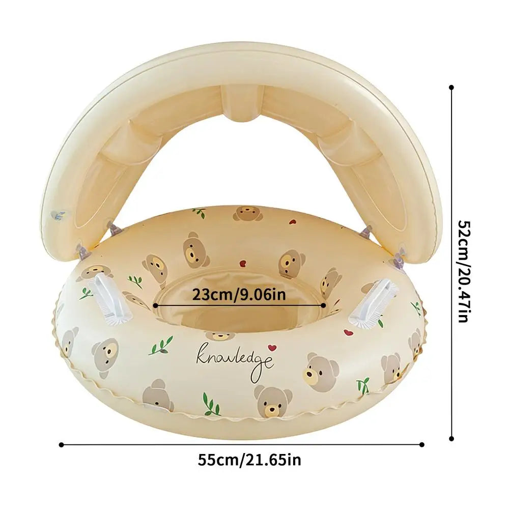 Baby Pool Float with Sun Canopy