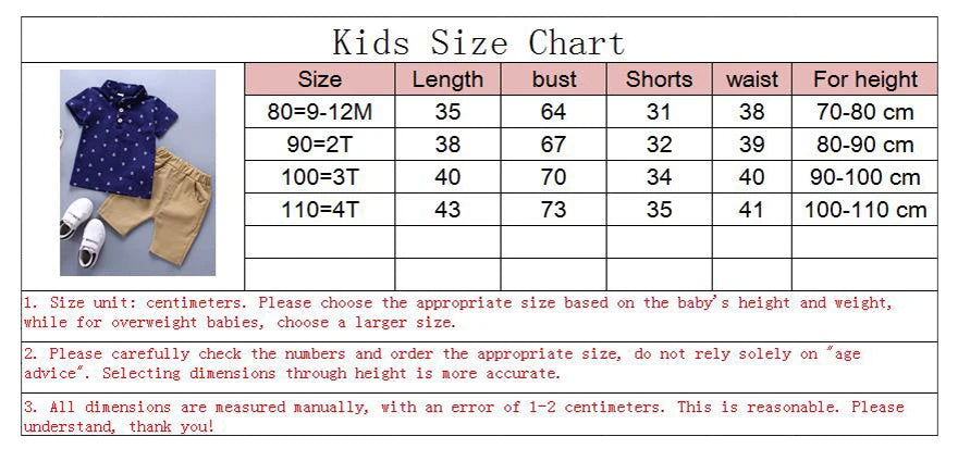 Boys Summer T-Shirt & Shorts Set (1-4 Years)