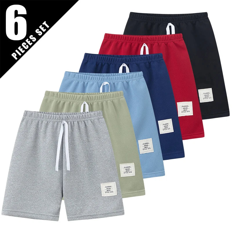Kids' Solid Colour Drawstring Shorts | 2-11 Y