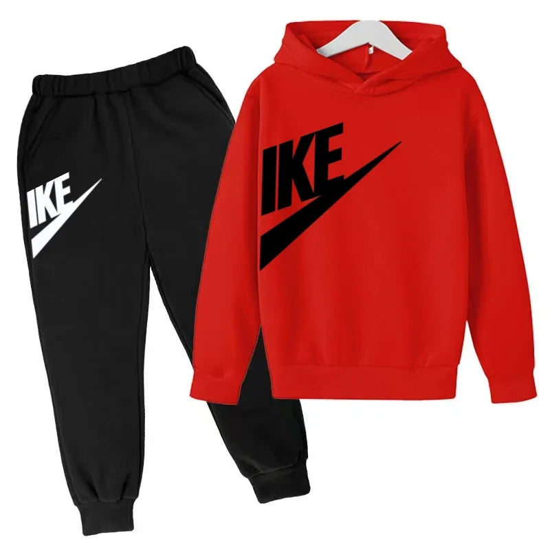 Kids Hoodie & Pants Sports Set (Ages 1–12)