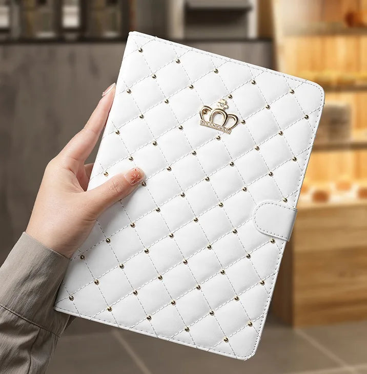 Luxury Crown Diamond iPad Case