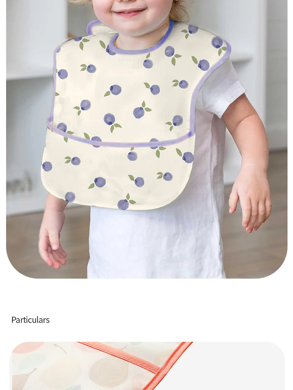 Baby Adjustable Bibs with Pocket – 3 Pack