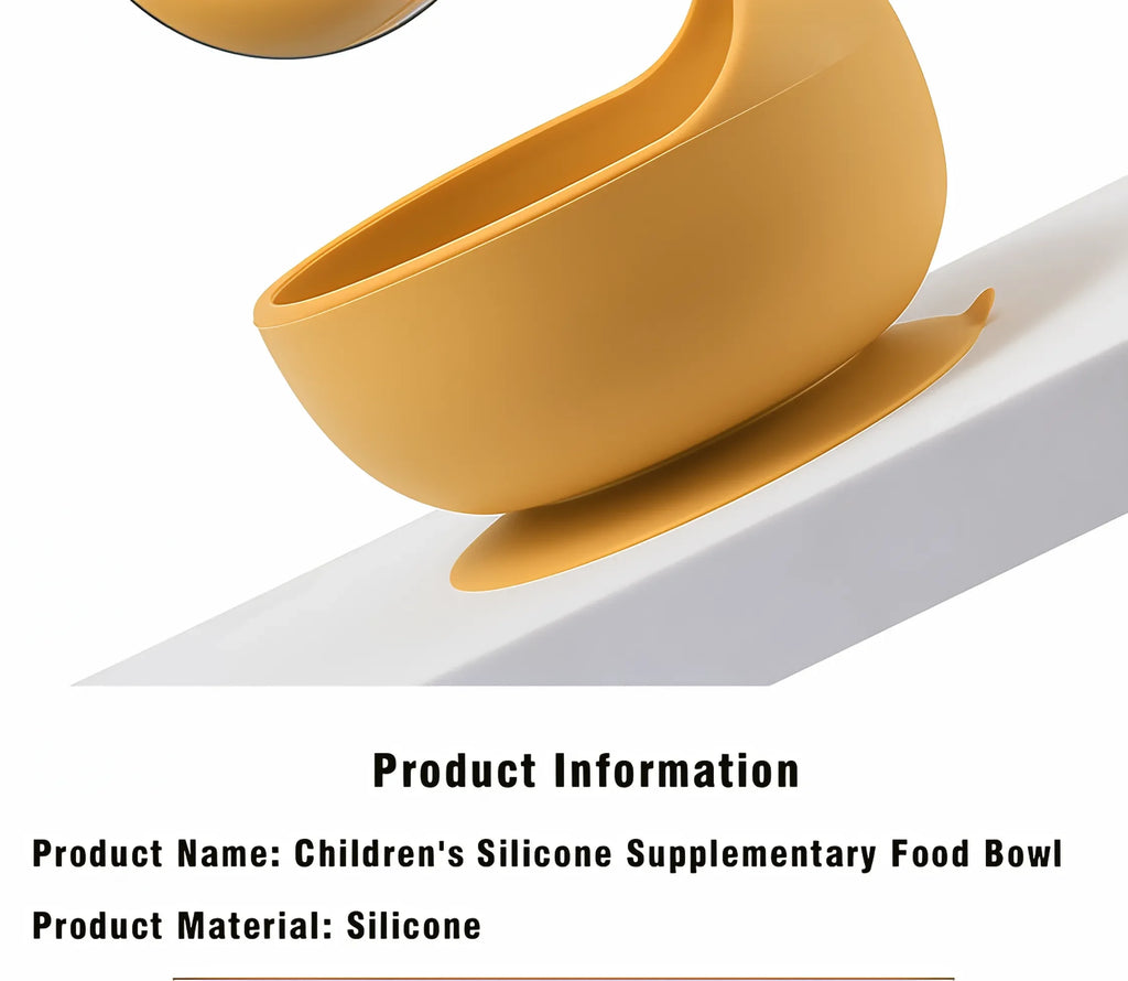 Baby Silicone Suction Bowl | BPA-Free Non-Slip Feeding Bowl for Infants & Toddlers